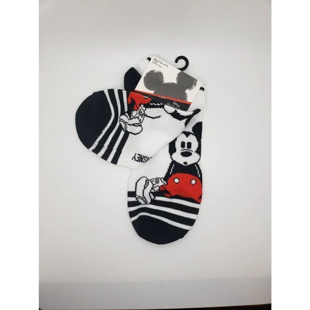 Mickey Mouse ankle no show socks